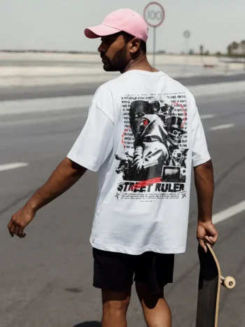 Street Ruler Oversized Graphic T-Shirt