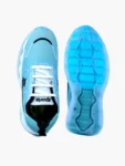 Pair of Blue Sports Running Shoes Front Angle