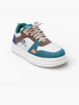 Multicolor casual sneakers for men lifestyle angled view