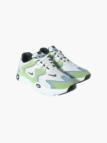 Volt Surge White & Lime Air Sneakers for Men
