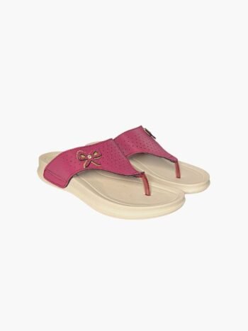 Bow Flat Pink Footwear