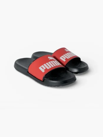Slides with Bold Wide Strap & Cushioned Footwear