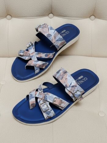 Navy Crisscross Strap Dream Floaters