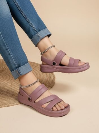 Dusty Pink Triple-Strap Cloud Cushions